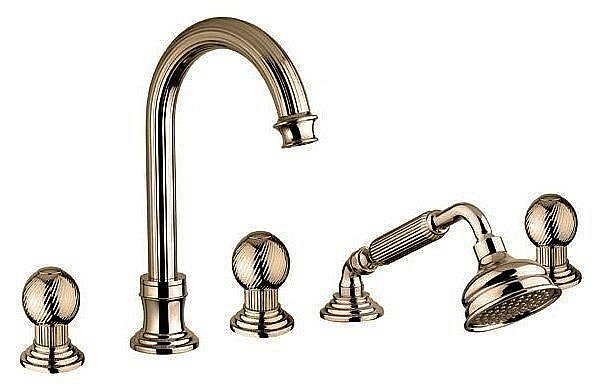 Смеситель для ванны Cezares OLIMP-BVD-02-M бронза купить в интернет-магазине сантехники Sanbest