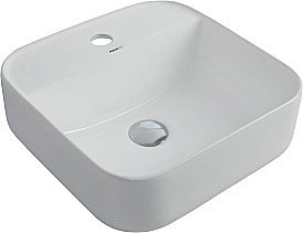 Раковина накладная Aquanet City-2  39 211281 белая купить в интернет-магазине Sanbest