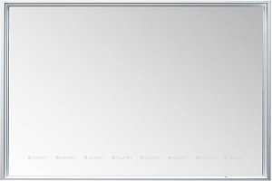 Зеркало De Aqua Алюминиум 261699 140 серебро в ванную от интернет-магазине сантехники Sanbest