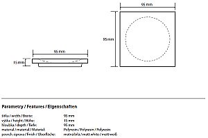 Мыльница Bemeta Gamma 145708314 белая купить в интернет-магазине сантехники Sanbest