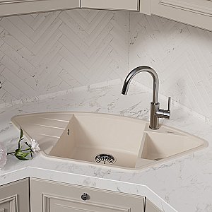 Кухонная мойка Lemark Irkana 980 9910045 грей купить в интернет-магазине сантехники Sanbest