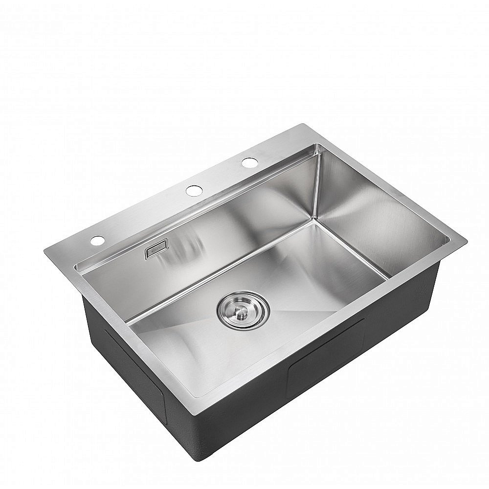 Мойка кухонная Milacio Denia 68 Steel MC.77410 нержавеющая сталь купить в интернет-магазине сантехники Sanbest