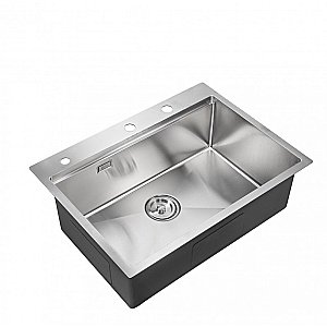 Мойка кухонная Milacio Denia 68 Steel MC.77410 нержавеющая сталь купить в интернет-магазине сантехники Sanbest