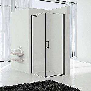 Душевой уголок Vincea Orta VSR-1O9090CLB 90x90 стекло прозрачное/профиль черный купить в интернет-магазине Sanbest