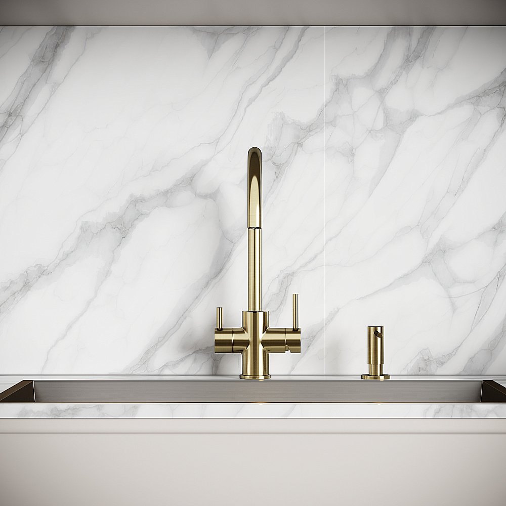 Смеситель для кухни Sancos Taper SC4012BG брашированное золото купить в интернет-магазине сантехники Sanbest