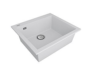 Кухонная мойка Paulmark Decoration 56 PM935650-WH бежевая матовая купить в интернет-магазине сантехники Sanbest