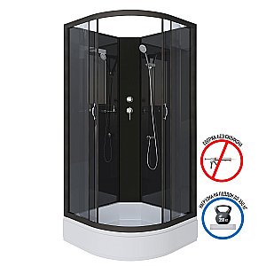 Душевая кабина Niagara Classic NG-6501-14BK 90x90 купить в интернет-магазине Sanbest