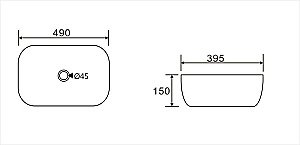 Раковина Koller Pool ROUND 49 RN-0490-WB белая купить в интернет-магазине Sanbest