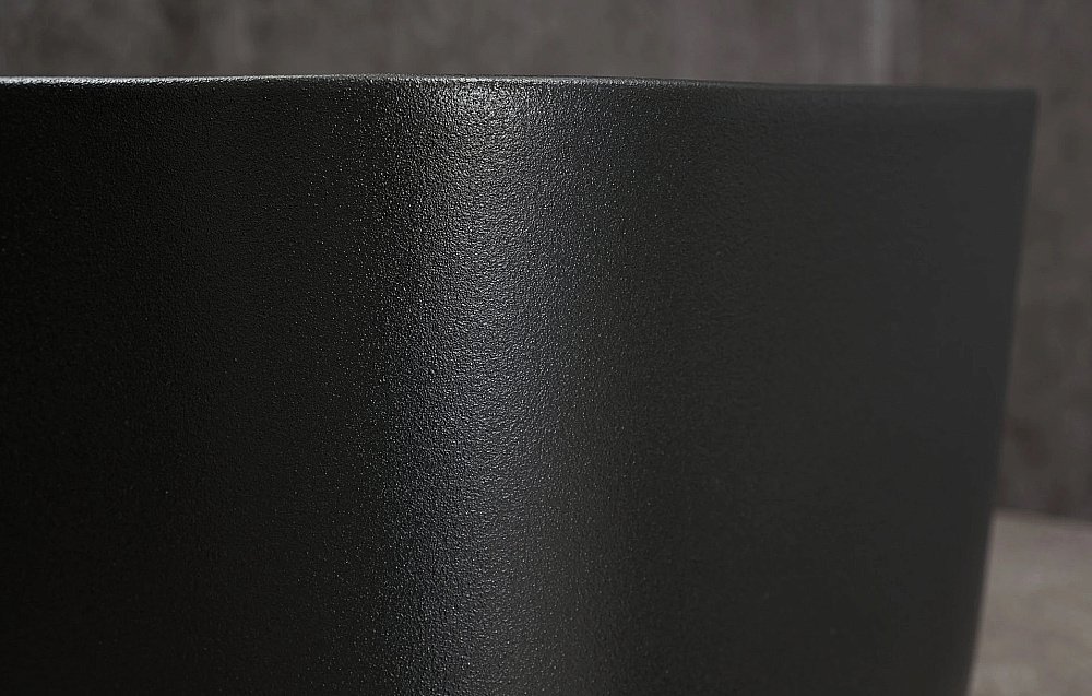 Раковина накладная Gid Creativo 36 N9301bg 53356 черный графит, матовая купить в интернет-магазине Sanbest