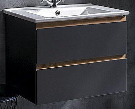 Тумба под раковину Armadi Art Capolda 65 антрацит купить в интернет-магазине сантехники Sanbest