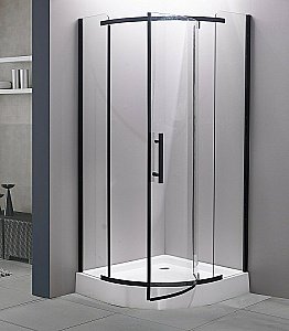 Душевой уголок Esbano ESD-7015B ESUGD7015B 90x90 стекло прозрачное/профиль черный матовый купить в интернет-магазине Sanbest