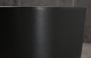 Раковина накладная Gid Creativo 36 N9301bg 53356 черный графит, матовая купить в интернет-магазине Sanbest