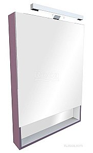 Зеркальный шкаф Roca The Gap ZRU9302753 80 фиолетовый купить в интернет-магазине сантехники Sanbest