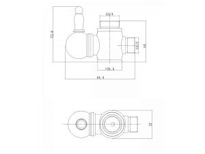 Душевая колонна Aksy Bagno Faenza Light Fa410-2005-2004L хром купить в интернет-магазине сантехники Sanbest