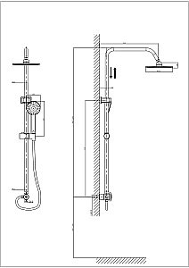 Душевая система Rush Bella BL4535-114 купить в интернет-магазине сантехники Sanbest