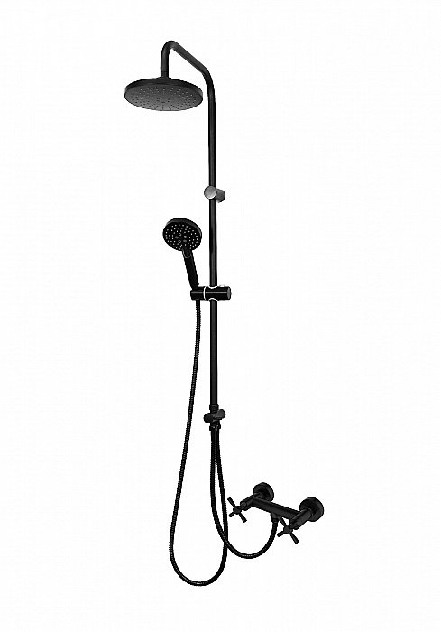 Душевая система Orange Mia M34-922b черный матовый купить в интернет-магазине сантехники Sanbest