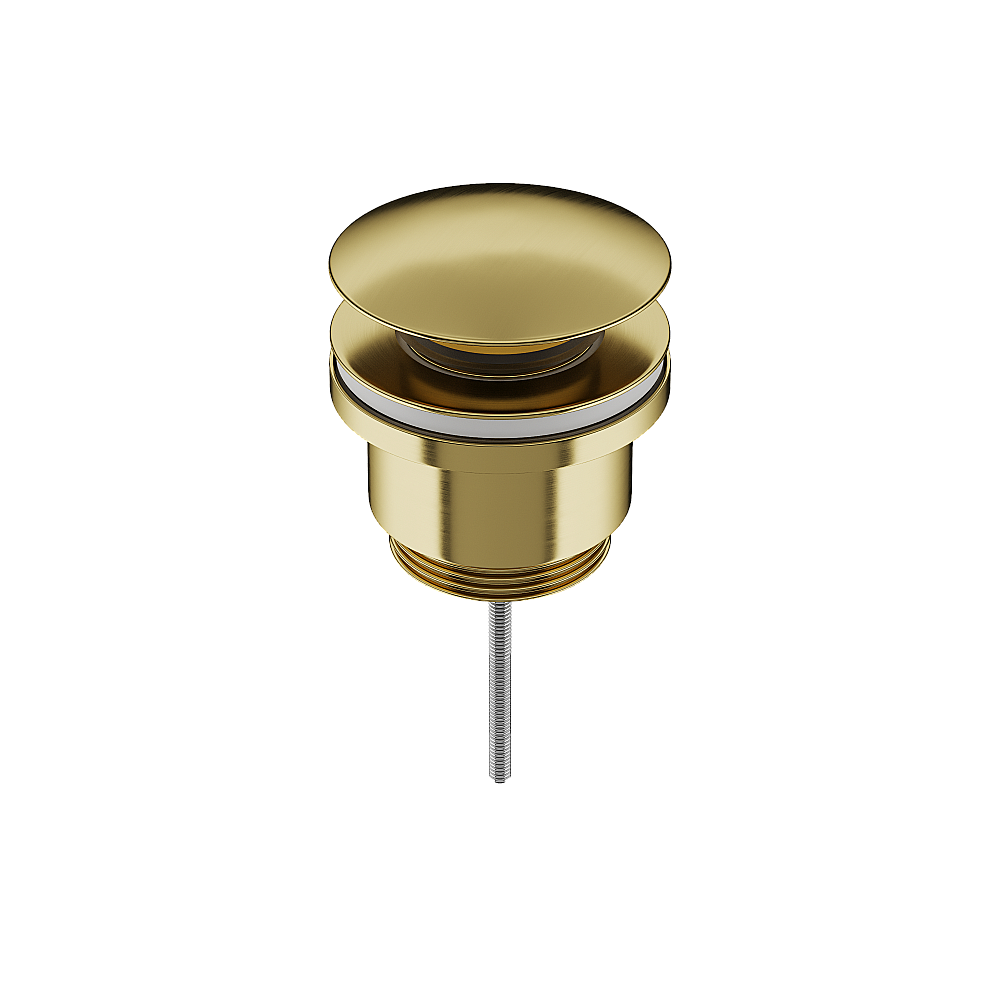 Донный клапан для раковины Ceramica Nova 70003BG брашированное золото купить в интернет-магазине сантехники Sanbest