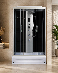Душевая кабина RIVER SENA 120/80/24 ТН стекло тонированное купить в интернет-магазине Sanbest