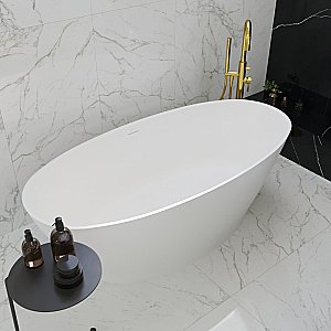 Ванна из искусственного камня WhiteCross Glock 170x80 0221.170080.200 белая матовая купить в интернет-магазине Sanbest