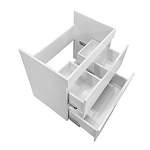Тумба с раковиной Loranto Santorini 80 CS00105573 белая для ванной в интернет-магазине Sanbest