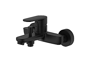 Набор смесителей Aquatek НИКА Set 3 в 1 (AQ1810MB+AQ1840MB+AQ2017MB) черный матовый купить в интернет-магазине сантехники Sanbest