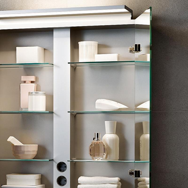 Зеркальный шкаф KEUCO Royal L1 13604171302 100 серебро купить в интернет-магазине сантехники Sanbest