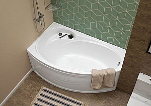 Акриловая ванна Aquanet Jersey 170x100 с к/с купить в интернет-магазине Sanbest