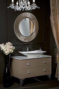 Тумба с раковиной Armadi Art Neoart 110 со столешницей капучино для ванной в интернет-магазине Sanbest