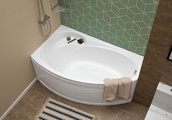 Акриловая ванна Aquanet Jersey 170x100 с к/с купить в интернет-магазине Sanbest