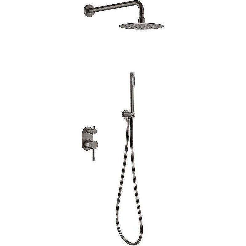 Душевая система Boheme Uno 464-GM сталь купить в интернет-магазине сантехники Sanbest