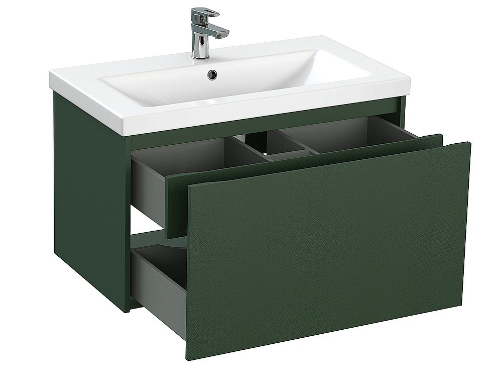 Мебель для ванной Cersanit GRANDE 80 зеленая для ванной в интернет-магазине Sanbest