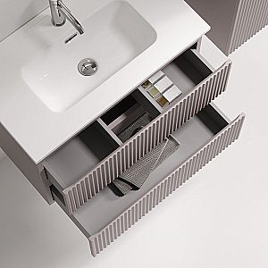 Тумба с раковиной Sancos Snob R SNR70/39SM/CN7029 Doha Soft для ванной в интернет-магазине Sanbest