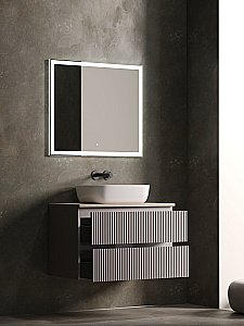 Тумба с раковиной Sancos SNOB R 100 со столешницей, Doha Soft для ванной в интернет-магазине Sanbest