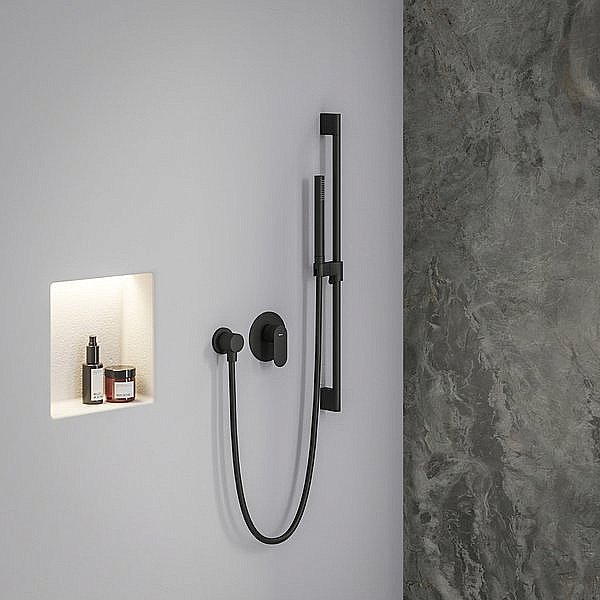 Смеситель для душа Ravak Eleganta X070299 черный матовый купить в интернет-магазине сантехники Sanbest