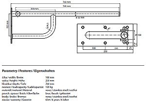Oткидной пopучeнь Bemeta Help program 301102092 купить в интернет-магазине сантехники Sanbest