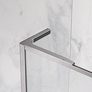 Душевое ограждение Radaway Modo F SL Brushed Nickel II 95 стекло прозрачное/профиль брашированный никель купить в интернет-магазине Sanbest