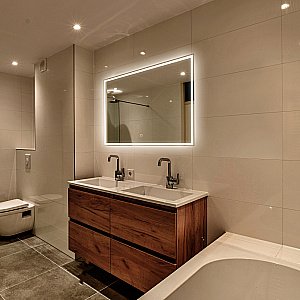 Зеркало ABBER See AG6108SL-0.8 80x60 серебро в ванную от интернет-магазине сантехники Sanbest