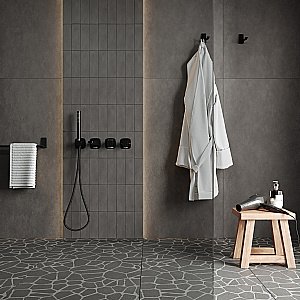 Душевое ограждение WasserKRAFT Rur 30W39GR 90 профиль графит/стекло прозрачное купить в интернет-магазине Sanbest