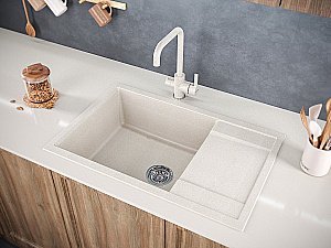 Мойка кухонная Paulmark Verlass PM317850-BE купить в интернет-магазине сантехники Sanbest