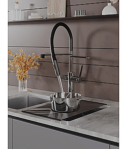 Смеситель для кухни Agger Elegant A3252500 хром глянцевый купить в интернет-магазине сантехники Sanbest