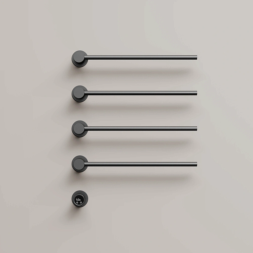 Полотенцесушитель электрический Sancos Linea SC14001GG вороненая сталь купить в интернет-магазине сантехники Sanbest