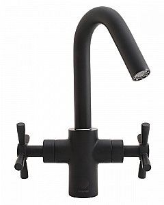 Смеситель для раковины Orange Mia M34-011b черный купить в интернет-магазине сантехники Sanbest