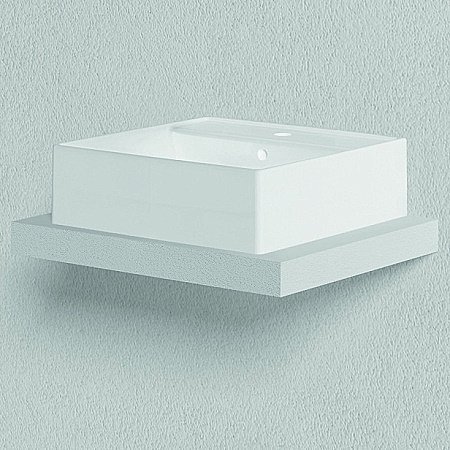 Раковина накладная Bien Infinitum 46 INLG04601FD1W5000 белая купить в интернет-магазине Sanbest