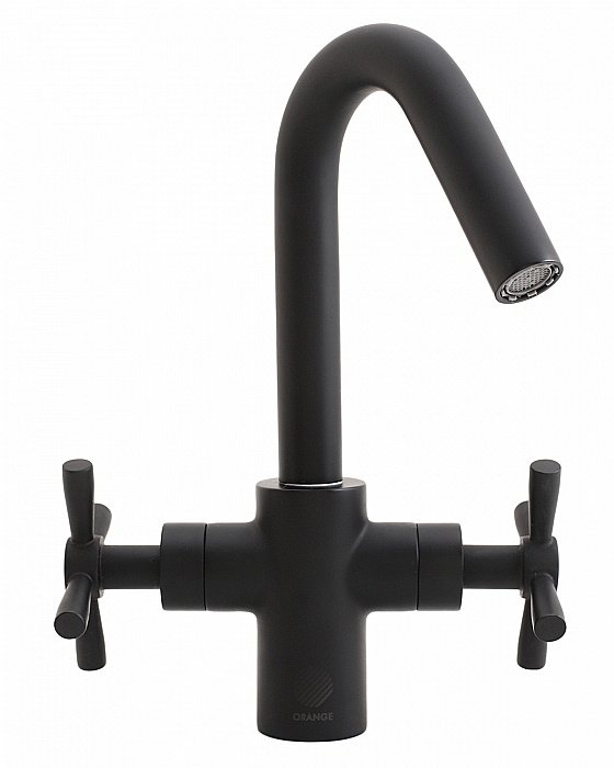 Смеситель для раковины Orange Mia M34-011b черный купить в интернет-магазине сантехники Sanbest