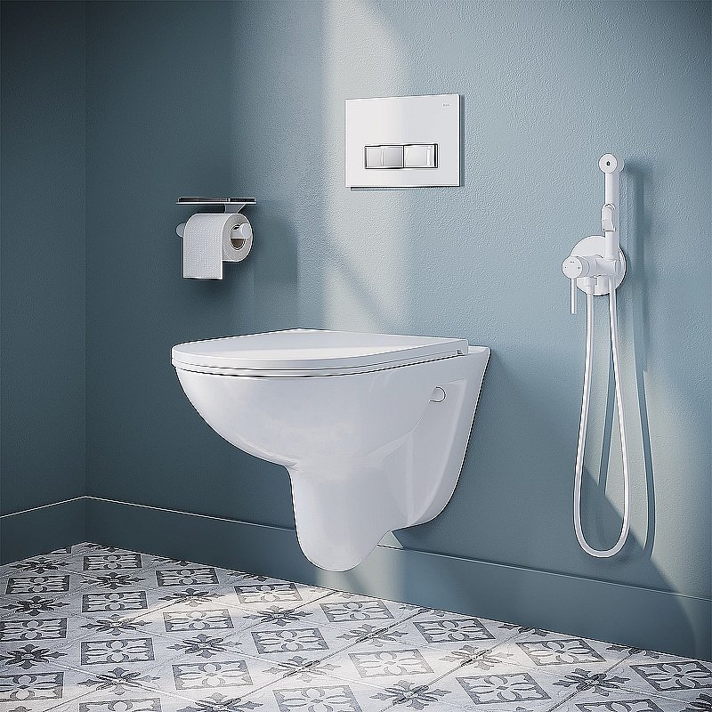 Унитаз подвесной Iddis Zodiac ZDCRDSEi25 безободковый, с крышкой микролифт купить в интернет-магазине Sanbest