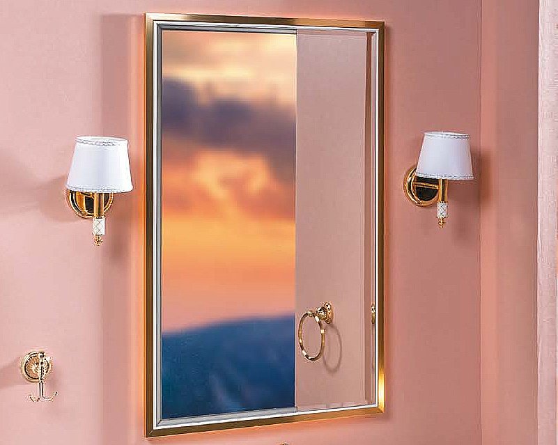 Зеркало Armadi Art Monaco белый с золотом 70 в ванную от интернет-магазине сантехники Sanbest