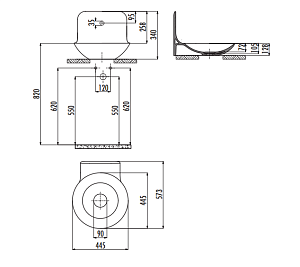 Раковина Creavit Foglia FG045 купить в интернет-магазине Sanbest