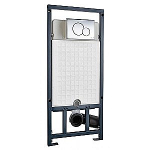 Унитаз подвесной WeltWasser MARBERG 507 + ROTBACH 004 GLWT + MAR 507 RD белый глянцевый, безободковый, с крышкой микролифт, с инсталляцией и кнопкой хром купить в интернет-магазине Sanbest