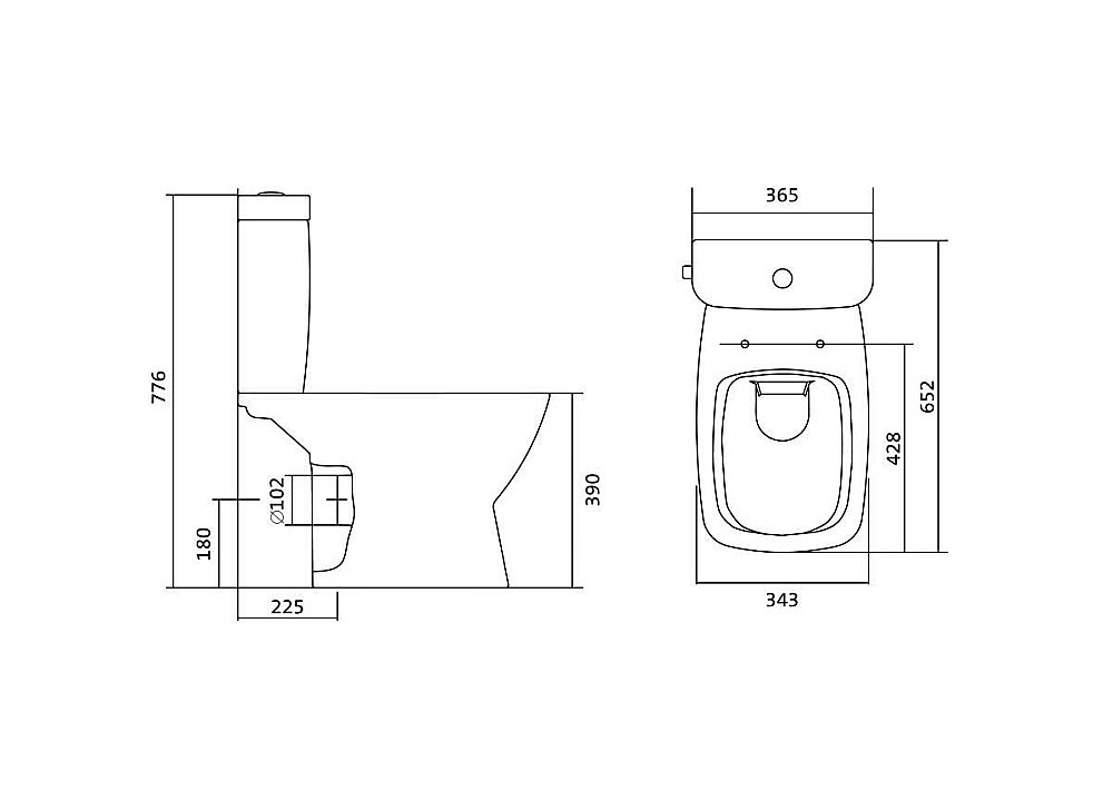 Унитаз-компакт Santek Нео 1WH302418 безободковый, с бачком, с крышкой микролифт купить в интернет-магазине Sanbest