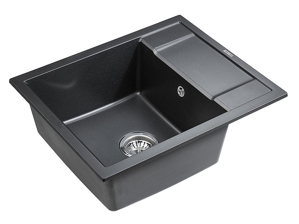 Мойка кухонная Paulmark Optimum PM216050-BLM черный купить в интернет-магазине сантехники Sanbest